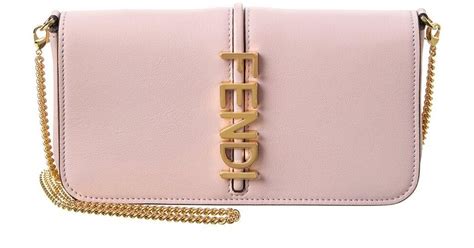 fendi wallet pink|Fendi pink wallet on chain.